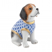 Herend Beagle Puppy - Sapphire