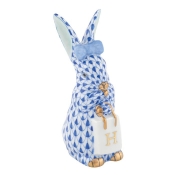 Herend Shopping Bunny - Sapphire