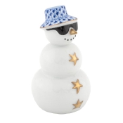 Herend Tropical Snowman - Sapphire