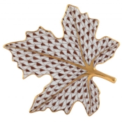 Herend Maple Leaf - Chocolate