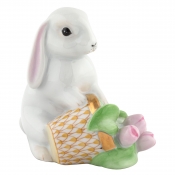 Herend Flowerpot Bunny - Butterscotch