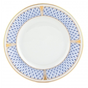 Herend Art Deco Blue Bread Plate - 6"