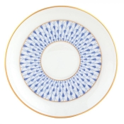 Herend Art Deco Blue Tea Saucer