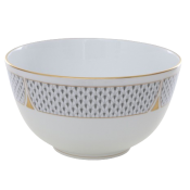 Herend Art Deco Gray Round Bowl - 7"