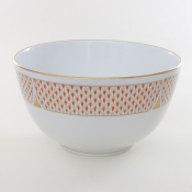 Herend Art Deco Rust  Round Bowl - 7"