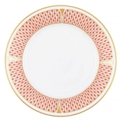 Herend Art Deco Rust Salad Plate - 6"
