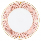 Herend Art Deco Rust Dessert Plate - 8"