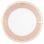 Herend Art Deco Rust Dinner Plate - 10.5"