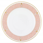 Herend Art Deco Rust Service Plate - 11"