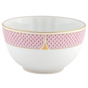 Herend Art Deco Raspberry Round Bowl - 7"