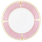 Herend Art Deco Raspberry Dessert Plate - 8"