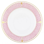 Herend Art Deco Raspberry Dinner Plate - 10.5"