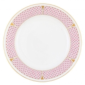 Herend Art Deco Raspberry Service Plate - 11"