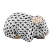 Herend Spring Bunny - Black