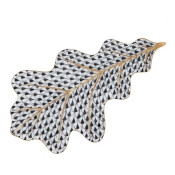Herend Oak Leaf - Black
