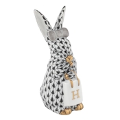 Herend Shopping Bunny - Black