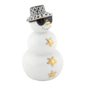 Herend Tropical Snowman - Black