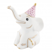 Herend Party Elephant - Raspberry