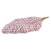 Herend Feather - Raspberry