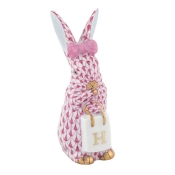 Herend Shopping Bunny - Raspberry