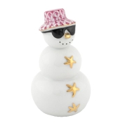 Herend Tropical Snowman - Raspberry