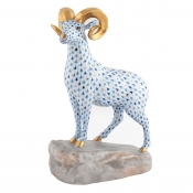 Herend Reserve Collection Ram on Rock
