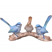 Herend Reserve Collection Trio of Splendid Fairywrens