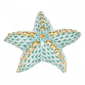 Herend Puffy Starfish - Green