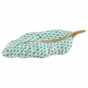 Herend Feather - Green