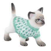 Herend Sweater Kitty - Green
