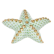 Herend Puffy Starfish - Key Lime