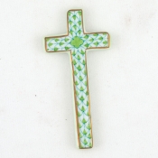 Herend Small Cross - Key Lime