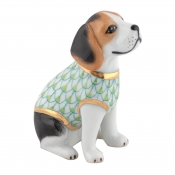 Herend Beagle Puppy - Key Lime