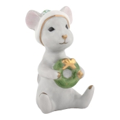 Herend Christmas Mouse - Key Lime