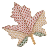Herend Maple Leaf / Multicolor Fishnet