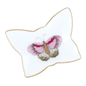 Herend Small Butterfly Tray Pink