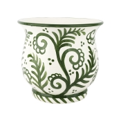 Vietri Verde Garden Round Planter
