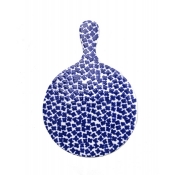 Vietri Santorini Flowers Round Cheese Board - 13.75"