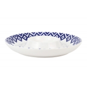 Vietri Santorini Diamonds Chip and Dip - 12.75"