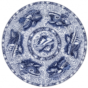 Mottahedeh Blue Torquay Dinner Plate