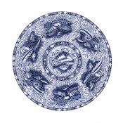 Mottahedeh Blue Torquay Dessert Plate