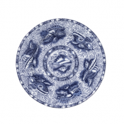Mottahedeh Blue Torquay Bread + Butter Plate
