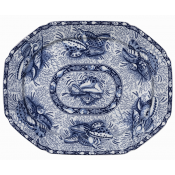 Mottahedeh Blue Torquay Platter