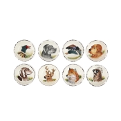 Vietri Wildlife Assorted Condiment Bowls - Set of 8