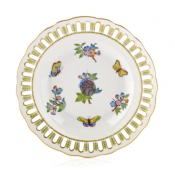 Herend Queen Victoria Pierced Plate