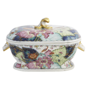 Mottahedeh Tobacco Leaf Tureen - 4 Qt.
