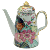 Mottahedeh Tobacco Leaf Coffeepot