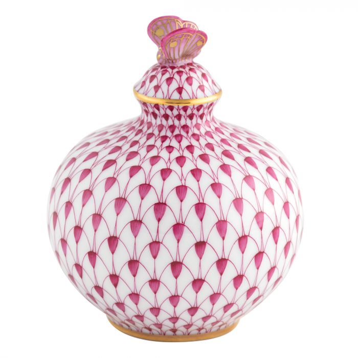 Herend Perfume Bottle Figure Raspberry_Herend Perfume Bottle Figure