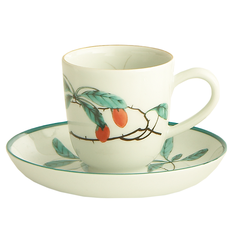 Mottahedeh Demitasse Cup & Saucer